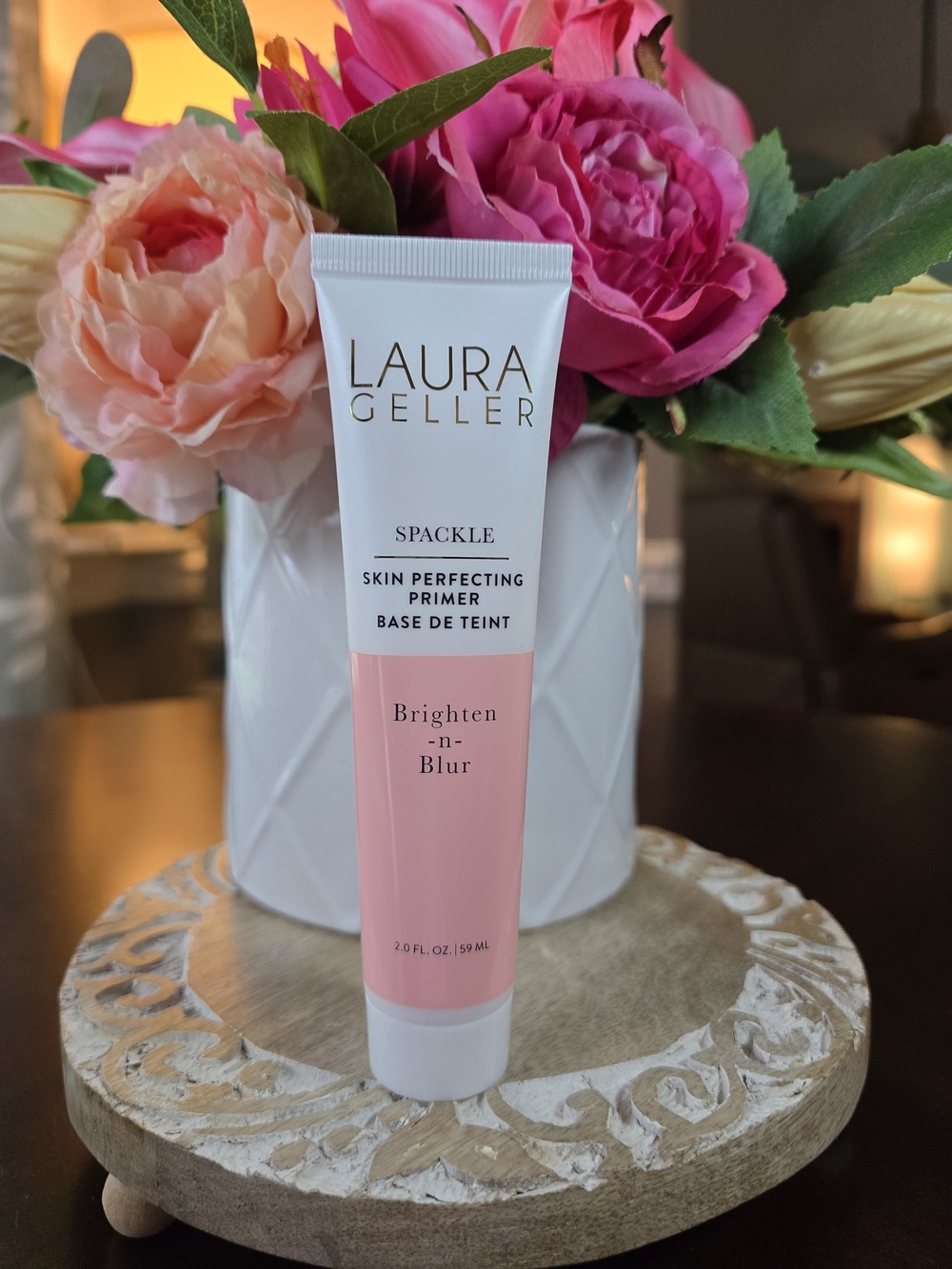 Laura Geller Spackle Skin Perfecting Primer Broghten & Blur NEW